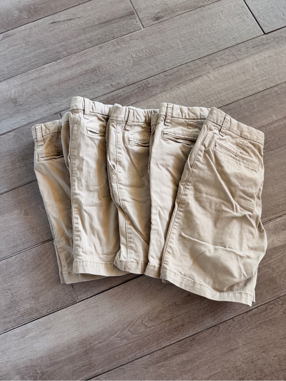 GAP Kids Khaki Shorts, size 10, set of 5